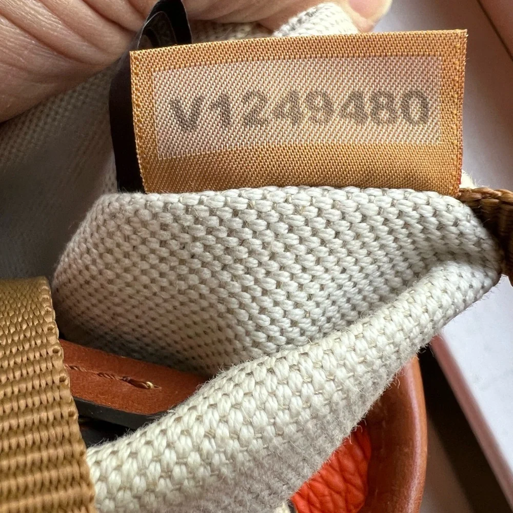 Dooney & Bourke Zip Sac in Clementine Pebble Leather Crossbody Bag - Picture 9 of 16